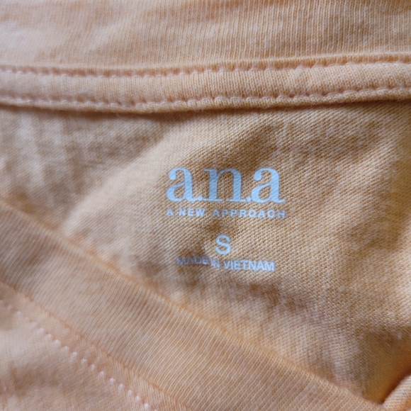 a.n.a Bundle of 2 Orange and Blue Short Sleeve Casual T-shirts Size Womens Small - Picture 10 of 10